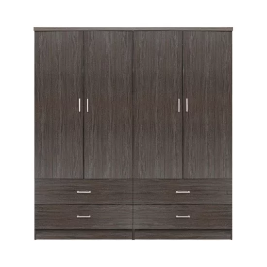 ΣΕΤ 2 ΤΜΧ ΝΤΟΥΛΑΠΑ 4ΦΥΛΛΗ ΜΕ 4 ΣΥΡΤΑΡΙΑ ZEBRANO 160X42X181 HM11349.01
