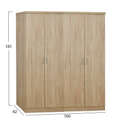 ΣΕΤ 2 ΤΜΧ ΝΤΟΥΛΑΠΑ 4ΦΥΛΛΗ SONAMA 160X42X181 HM11350.02 ΣΕΤ 2 ΤΜΧ ΝΤΟΥΛΑΠΑ 4ΦΥΛΛΗ SONAMA 160X42X181 HM11350.02
