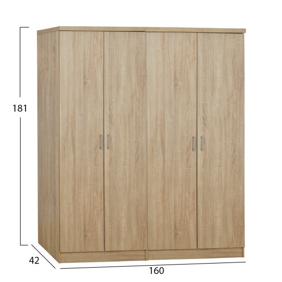 ΣΕΤ 2 ΤΜΧ ΝΤΟΥΛΑΠΑ 4ΦΥΛΛΗ SONAMA 160X42X181 HM11350.02 ΣΕΤ 2 ΤΜΧ ΝΤΟΥΛΑΠΑ 4ΦΥΛΛΗ SONAMA 160X42X181 HM11350.02