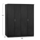 ΣΕΤ 2 ΤΜΧ ΝΤΟΥΛΑΠΑ 4ΦΥΛΛΗ ZEBRANO 160X42X181 HM11350.01 ΣΕΤ 2 ΤΜΧ ΝΤΟΥΛΑΠΑ 4ΦΥΛΛΗ ZEBRANO 160X42X181 HM11350.01