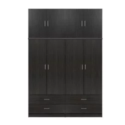 ΣΕΤ 2 ΤΜΧ ΝΤΟΥΛΑΠΑ 4ΦΥΛΛΗ ΜΕ ΠΑΤΑΡΙ ΚΑΙ 4 ΣΥΡΤΑΡΙΑ ZEBRANO 160X42X241 HM11352.01