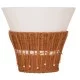 ΣΕΤ 2ΤΜΧ ΒΟΗΘΗΤΙΚΑ ΤΡΑΠΕΖΙΑ PERRAL HM21138.02 FIBER CEMENT ΛΕΥΚΟ-ΦΥΣΙΚΟ RATTAN