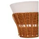 ΣΕΤ 2ΤΜΧ ΒΟΗΘΗΤΙΚΑ ΤΡΑΠΕΖΙΑ PERRAL HM21138.02 FIBER CEMENT ΛΕΥΚΟ-ΦΥΣΙΚΟ RATTAN