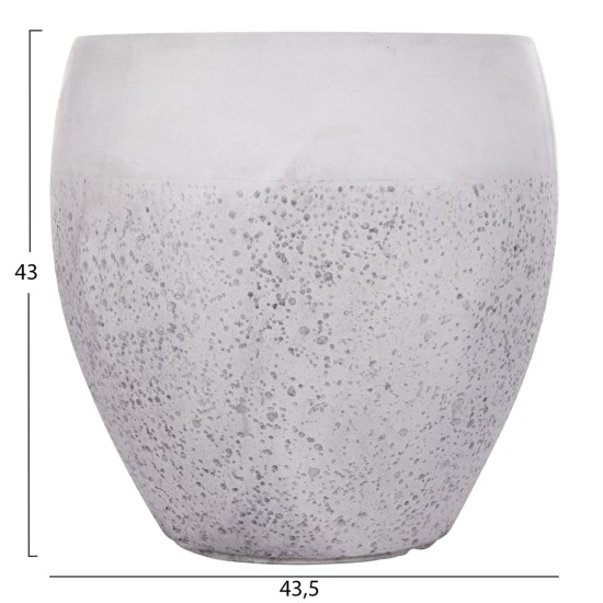 ΣΕΤ 3ΤΜΧ ΓΛΑΣΤΡΕΣ ΣΕΙΡΑ GARDENER HM4718 FIBERCLAY ΛΕΥΚΟ Φ55x54Υεκ