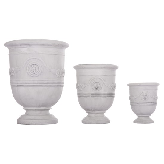 ΣΕΤ 3ΤΜΧ ΓΛΑΣΤΡΕΣ ΜΕ ΑΝΑΓΛΥΦΟ GARDENER HM4729 FIBERCLAY-ΣΕ ΥΠΟΛΕΥΚΟ Φ58x72.5Υεκ ΣΕΤ 3ΤΜΧ ΓΛΑΣΤΡΕΣ ΜΕ ΑΝΑΓΛΥΦΟ GARDENER HM4729 FIBERCLAY-ΣΕ ΥΠΟΛΕΥΚΟ Φ58x72.5Υεκ