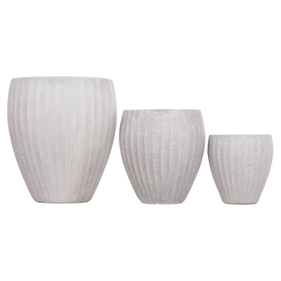 ΣΕΤ 3ΤΜΧ ΓΛΑΣΤΡΕΣ ΣΤΡΟΓΓΥΛΕΣ ΣΕΙΡΑ GARDENER HM4728 FIBERCLAY-ΧΡΩΜΑ CEMENT Φ48x56Υεκ ΣΕΤ 3ΤΜΧ ΓΛΑΣΤΡΕΣ ΣΤΡΟΓΓΥΛΕΣ ΣΕΙΡΑ GARDENER HM4728 FIBERCLAY-ΧΡΩΜΑ CEMENT Φ48x56Υεκ