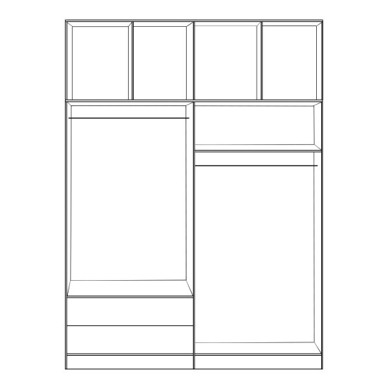 ΣΕΤ 4 ΤΜΧ ΝΤΟΥΠΑΛΑ 4ΦΥΛΛΗ ΜΕ ΠΑΤΑΡΙ SONAMA 160X42X241 HM11355.02