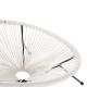 ΣΕΤ ΕΞΩΤΕΡΙΚΟΥ ΧΩΡΟΥ 3ΤΜΧ ACAPULCO HM11861.12 P.E.RATTAN ΛΕΥΚΟ-ΜΕΤΑΛΛΟ ΣΕ ΜΑΥΡΟ