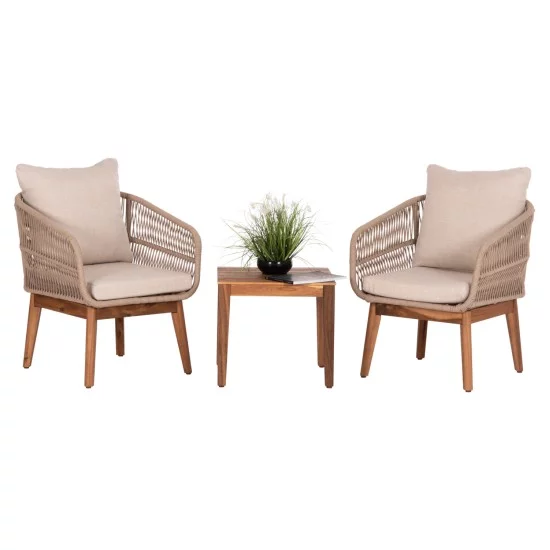 ΣΕΤ ΕΞΩΤΕΡΙΚΟΥ ΧΩΡΟΥ 3ΤΜΧ RUTH HM6229 ΞΥΛΟ ΑΚΑΚΙΑΣ--ΣΧΟΙΝΙ-ΜΕΤΑΛΛΟ-ΜΑΞΙΛΑΡΙΑ ΜΠΕΖ