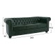 ΣΕΤ ΚΑΝΑΠΕΣ 2ΘΕΣΙΟΣ & 3ΘΕΣΙΟΣ HM10911.08 PU ΔΕΡΜΑ Τ.CHESTERFIELD ΚΥΠΑΡΙΣΣΙ