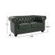 ΣΕΤ ΚΑΝΑΠΕΣ 2ΘΕΣΙΟΣ & 3ΘΕΣΙΟΣ HM10911.08 PU ΔΕΡΜΑ Τ.CHESTERFIELD ΚΥΠΑΡΙΣΣΙ