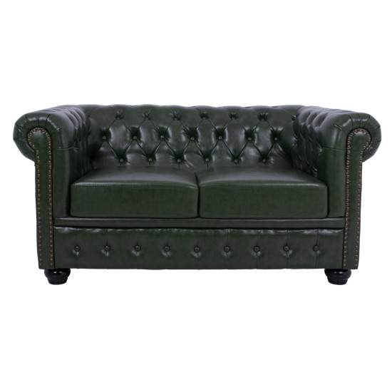 ΣΕΤ ΚΑΝΑΠΕΣ 2ΘΕΣΙΟΣ & 3ΘΕΣΙΟΣ HM10911.08 PU ΔΕΡΜΑ Τ.CHESTERFIELD ΚΥΠΑΡΙΣΣΙ