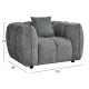 ΣΕΤ ΚΑΝΑΠΕΣ ΓΩΝΙΑ (ΔΕΞΙΑ)-ΠΟΛΥΘΡΟΝΑ LOUNGE LYKKE HM10820.02R ΕΚΡΟΥ ΥΦΑΣΜΑ