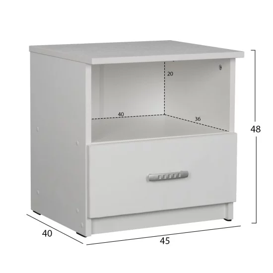 ΣΕΤ ΚΡΕΒΑΤΟΚΑΜΑΡΑΣ 5ΤΜΧ ADLER HM11758.03 ΜΕΛΑΜΙΝΗ ΛΕΥΚΗ-ΓΙΑ ΣΤΡΩΜΑ 160x200εκ