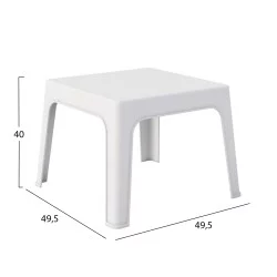 ΣΕΤ LOUNGE 3ΤΜΧ SLEEK HM21274.01 ΛΕΥΚΟ ΠΟΛΥΠΡΟΠΥΛΕΝΙΟ