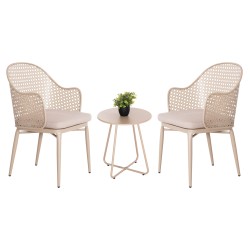 ΣΕΤ LOUNGE 3TMX ΕΞ.ΧΩΡΟΥ OREGO HM21107.03 ΑΛΟΥΜΙΝΙΟ & ΜΕΤΑΛΛΟ ΣΕ ΚΑΠΟΥΤΣΙΝΟ