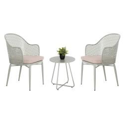 ΣΕΤ LOUNGE 3TMX ΕΞ.ΧΩΡΟΥ OREGO HM21107.06 ΑΛΟΥΜΙΝΙΟ & ΜΕΤΑΛΛΟ ΣΕ ΦΥΣΤΙΚΙ