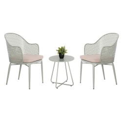 ΣΕΤ LOUNGE 3TMX ΕΞ.ΧΩΡΟΥ OREGO HM21107.06 ΑΛΟΥΜΙΝΙΟ & ΜΕΤΑΛΛΟ ΣΕ ΦΥΣΤΙΚΙ