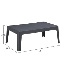 ΣΕΤ LOUNGE 4ΤΜΧ SLEEK HM21275.10 ΓΚΡΙ ΠΟΛΥΠΡΟΠΥΛΕΝΙΟ