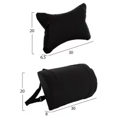 ΣΕΤ ΜΑΥΡΑ ΑΝΤΑΛΑΚΤΙΚΑ ΜΑΞΙΛΑΡΙΑ ΜΕΣΗΣ ΚΑΙ ΚΕΦΑΛΙΟΥ