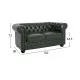 ΣΕΤ ΣΑΛΟΝΙ 3ΤΜΧ MOBAR HM10912.08 PU ΔΕΡΜΑ Τ.CHESTERFIELD ΚΥΠΑΡΙΣΣΙ