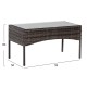 ΣΕΤ ΣΑΛΟΝΙ 4ΤΜΧ STASIA HM6089.02 ΣΥΝΘ.RATTAN ΓΚΡΙ-ΜΠΕΖ ΜΑΞΙΛΑΡΙΑ