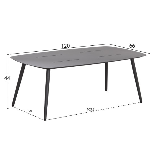 ΣΕΤ ΣΑΛΟΝΙ 4ΤΜΧ CASSIAN HM6552.01 ΑΛΟΥΜΙΝΙΟ & ΜΑΞΙΛΑΡΙΑ ΓΚΡΙ-ΜΠΕΖ P.E.RATTAN