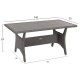ΣΕΤ ΣΑΛΟΝΙ ΓΩΝΙΑ & ΤΡΑΠΕΖΙ CARSON HM6078.01 ΓΚΡΙ ΣΥΝΘ.RATTAN-ΜΑΞΙΛΑΡΙΑ