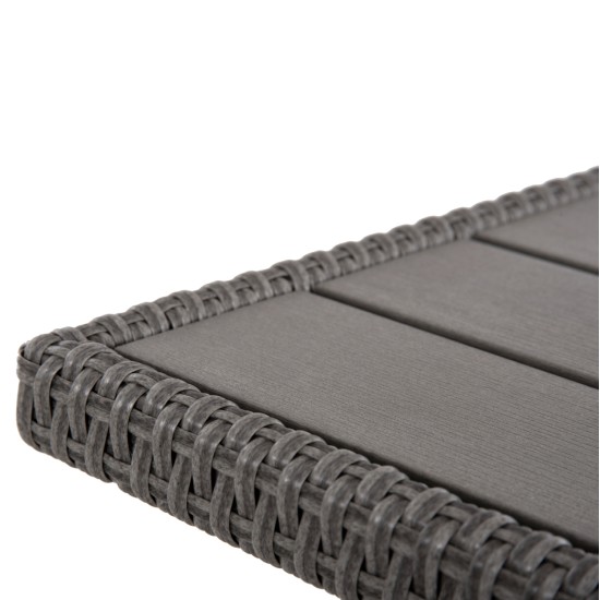 ΣΕΤ ΣΑΛΟΝΙ ΓΩΝΙΑ & ΤΡΑΠΕΖΙ CARSON HM6078.01 ΓΚΡΙ ΣΥΝΘ.RATTAN-ΜΑΞΙΛΑΡΙΑ