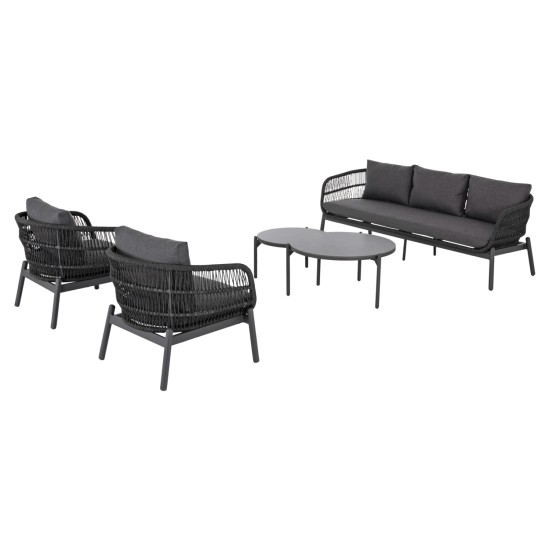 ΣΕΤ ΣΑΛΟΝΙ ΕΞ.ΧΩΡΟΥ 5ΤΜΧ MEMFIS HM6470.01 ΑΛΟΥΜΙΝΙΟ-ΣΧΟΙΝΙ-ΚΕΡΑΜΙΚΟ TOP---ΓΚΡΙ