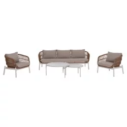 ΣΕΤ ΣΑΛΟΝΙ ΕΞ.ΧΩΡΟΥ 5ΤΜΧ MEMFIS HM6470.03 ΑΛΟΥΜΙΝΙΟ-ΣΧΟΙΝΙ-ΚΕΡΑΜΙΚΟ TOP--ΛΕΥΚΟ