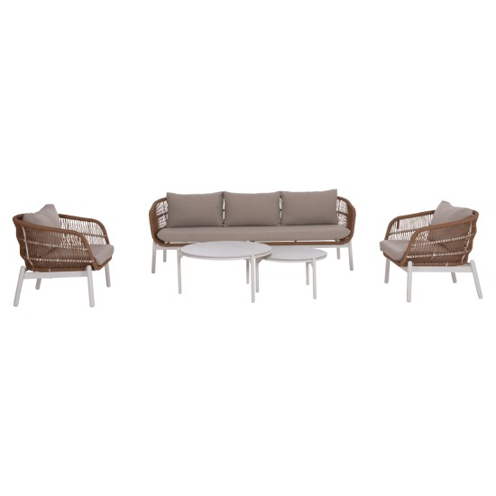 ΣΕΤ ΣΑΛΟΝΙ ΕΞ.ΧΩΡΟΥ 5ΤΜΧ MEMFIS HM6470.03 ΑΛΟΥΜΙΝΙΟ-ΣΧΟΙΝΙ-ΚΕΡΑΜΙΚΟ TOP--ΛΕΥΚΟ