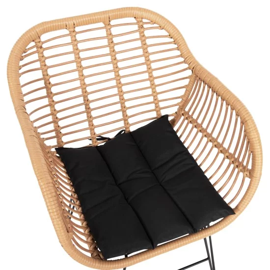 ΣΕΤ ΣΑΛΟΝΙ ΕΞΩΤΕΡΙΚΟΥ ΧΩΡΟΥ 4ΤΜΧ ALLEGRA HM21052 WICKER-ΜΕΤΑΛΛΟ