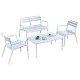 ΣΕΤ ΣΑΛΟΝΙ ΕΞΩΤΕΡΙΚΟΥ ΧΩΡΟΥ 4ΤΜΧ ALLEGRA HM21052 WICKER-ΜΕΤΑΛΛΟ