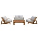 ΣΕΤ ΣΑΛΟΝΙ LOUNGE 4ΤΜΧ MIREX HM6521 ΞΥΛΟ ΑΚΑΚΙΑΣ--ΠΟΛΥΕΣΤΕΡΙΚΑ ΜΑΞΙΛΑΡΙΑ ΕΚΡΟΥ