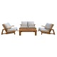 ΣΕΤ ΣΑΛΟΝΙ LOUNGE 4ΤΜΧ MIREX HM6521 ΞΥΛΟ ΑΚΑΚΙΑΣ--ΠΟΛΥΕΣΤΕΡΙΚΑ ΜΑΞΙΛΑΡΙΑ ΕΚΡΟΥ