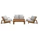 ΣΕΤ ΣΑΛΟΝΙ LOUNGE 4ΤΜΧ MIREX HM6521 ΞΥΛΟ ΑΚΑΚΙΑΣ--ΠΟΛΥΕΣΤΕΡΙΚΑ ΜΑΞΙΛΑΡΙΑ ΕΚΡΟΥ