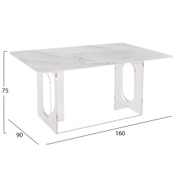 ΣΕΤ ΤΡΑΠΕΖΑΡΙΑ ΕΣ.ΧΩΡΟΥ 7τμχ HM11959 ΤΡΑΠΕΖΙ AETHER-2 ΠΟΛΥΘΡΟΝΕΣ & 4 ΚΑΡΕΚΛΕΣ ARAMIS