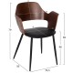 ΣΕΤ ΤΡΑΠΕΖΑΡΙΑ ΕΣΩΤ. ΧΩΡΟΥ 5ΤΜΧ HM11965 ΤΡΑΠΕΖΙ DENTY & 4 ΚΑΡΕΚΛΕΣ DELF (ΜΑΥΡΟ) ΣΕΤ ΤΡΑΠΕΖΑΡΙΑ ΕΣΩΤ. ΧΩΡΟΥ 5ΤΜΧ HM11965 ΤΡΑΠΕΖΙ DENTY & 4 ΚΑΡΕΚΛΕΣ DELF (ΜΑΥΡΟ)