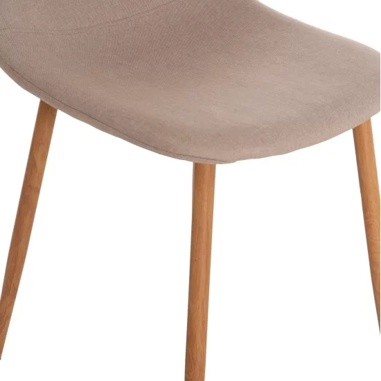 ΣΕΤ ΤΡΑΠΕΖΑΡΙΑΣ 5ΤΜΧ ΕΣ.ΧΩΡΟΥ JAFARU HM10885.12 ΣΤΡΟΓΓΥΛΟ ΤΡΑΠΕΖΙ Φ90 & 4 ΚΑΡΕΚΛΕΣ--ΜΠΕΖ