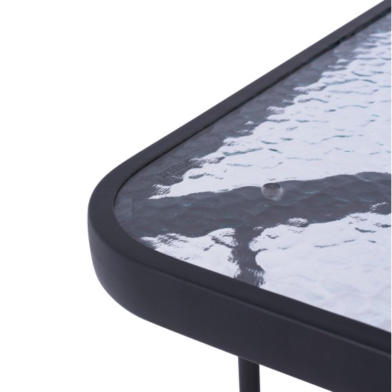 ΣΕΤ ΤΡΑΠΕΖΑΡΙΑΣ 5ΤΜΧ ADAM HM10727.01 ΚΑΡΕΚΛΕΣ ΜΕΤΑΛΛΙΚΕΣ & ΤΡΑΠΕΖΙ 110x60εκ ΓΚΡΙ