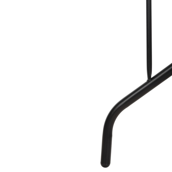 ΣΕΤ ΤΡΑΠΕΖΑΡΙΑΣ 5ΤΜΧ ADAM HM10727.03 ΚΑΡΕΚΛΕΣ ΜΕΤΑΛΛΙΚΕΣ & ΤΡΑΠΕΖΙ 120x70εκ ΜΑΥΡΟ