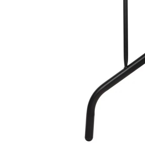 ΣΕΤ ΤΡΑΠΕΖΑΡΙΑΣ 5ΤΜΧ ADAM HM10727.03 ΚΑΡΕΚΛΕΣ ΜΕΤΑΛΛΙΚΕΣ & ΤΡΑΠΕΖΙ 110x60εκ ΜΑΥΡΟ