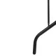 ΣΕΤ ΤΡΑΠΕΖΑΡΙΑΣ 5ΤΜΧ ADAM HM10727.03 ΚΑΡΕΚΛΕΣ ΜΕΤΑΛΛΙΚΕΣ & ΤΡΑΠΕΖΙ 110x60εκ ΜΑΥΡΟ