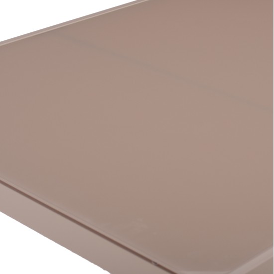 ΣΕΤ ΤΡΑΠΕΖΑΡΙΑΣ 5ΤΜΧ OFER HM10729.04 ΚΑΡΕΚΛΕΣ ΜΕΤΑΛ. & ΤΡΑΠΕΖΙ 150x90εκ ΚΑΠΟΥΤΣΙΝΟ