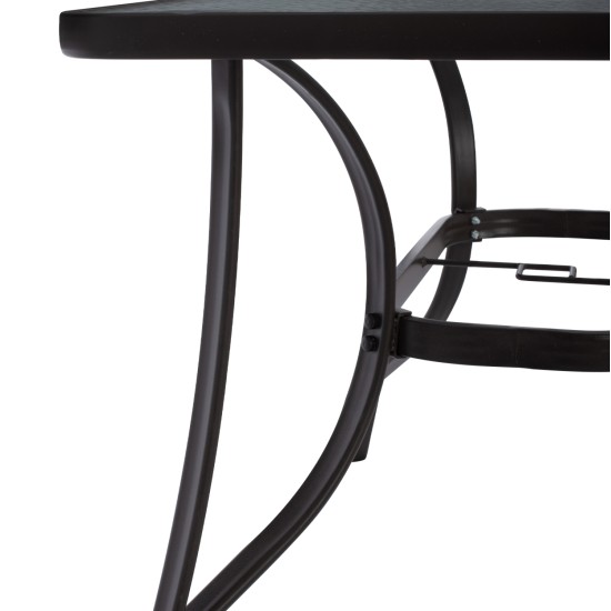 ΣΕΤ ΤΡΑΠΕΖΑΡΙΑΣ 5ΤΜΧ BRAVO HM10731--4 ΚΑΡΕΚΛΕΣ & ΤΡΑΠΕΖΙ 120x70εκ ΚΑΦΕ