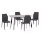 ΣΕΤ ΤΡΑΠΕΖΑΡΙΑΣ 5ΤΜΧ RAVEN HM10743 ΚΕΡΑΜΙΚΟ TOP ΓΚΡΙ ΜΑΡΜΑΡΟ--ΓΚΡΙ ΥΦΑΣΜΑ