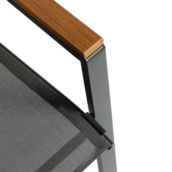 ΣΕΤ ΤΡΑΠΕΖΑΡΙΑΣ 5ΤΜΧ LEONE HM10835.01 ΚΑΡΕΚΛΕΣ ΜΕΤΑΛΛΙΚΕΣ & ΤΡΑΠΕΖΙ 110x60εκ ΓΚΡΙ