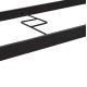 ΣΕΤ ΤΡΑΠΕΖΑΡΙΑΣ 5ΤΜΧ BRUNO HM10860.03 ΚΑΡΕΚΛΕΣ ΜΕΤΑΛΛΙΚΕΣ & ΤΡΑΠΕΖΙ 140x80εκ ΜΑΥΡΟ