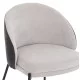 ΣΕΤ ΤΡΑΠΕΖΑΡΙΑΣ 5ΤΜΧ DETTON HM10940.01 ΚΕΡΑΜΙΚΟ TOP--ΥΦΑΣΜΑ ΓΚΡΙ & ΜΕΤΑΛ.ΠΟΔΙΑ ΜΑΥΡΑ